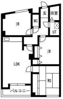 ベルトピア塩屋1【3階】の間取り