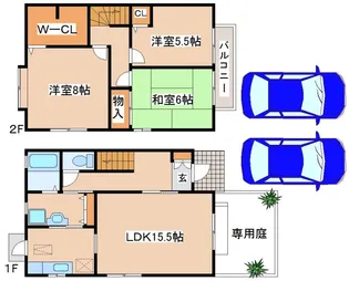 サンクヴィラージュの間取り