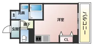 グリシーヌ桜町【204号室】の間取り