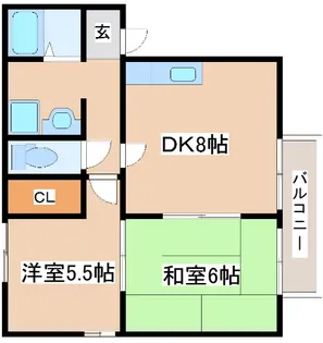 アサンテA棟・B棟【2階】の間取り