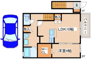 サンガーデン高津橋【2階】の間取り