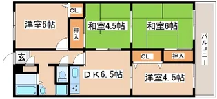 キィーロックハウス【304号室】の間取り