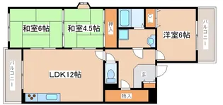 グランベア今井【2階】の間取り