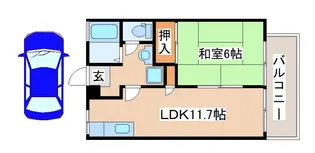 ハイツデアイ【103号室】の間取り