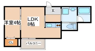 (仮称)明石市大観町PJⅠ【3階】の間取り