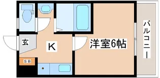 ファーストマンション【1階】の間取り