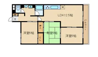 クレストコート【3階】の間取り