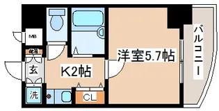 ランドマークシティ神戸西元町【6階】の間取り