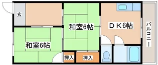 道本グリーンハウス【4階】の間取り