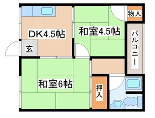 森友ハウス【2階】の間取り