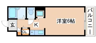 YKハイツ小久保【9階】の間取り