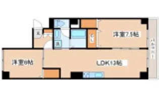 エムライズ大観町【5階】の間取り