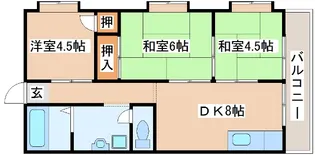 明伸ビル【501号室】の間取り