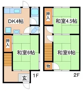 兵庫県神戸市須磨区妙法寺字池ノ内【テラスハウス】の間取り