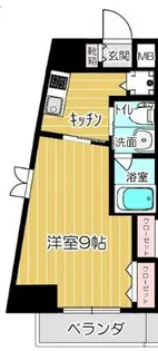 ビエント花隈【8階】の間取り