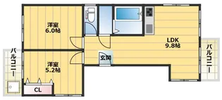 アールズコート【3階】の間取り