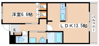 サンヒルズ【1階】の間取り