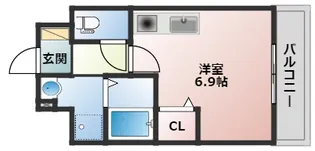 ヴューテラス須磨【201号室】の間取り