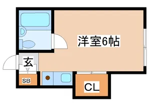 ハイツフジ【1階】の間取り