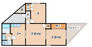 リアライズ白川台【101号室】の間取り