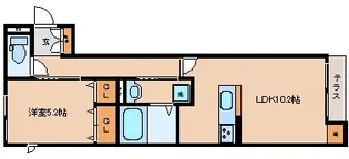 ピュアネス神戸三番館【102号室】の間取り