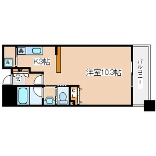 アーバネックス神戸駅前【4階】の間取り