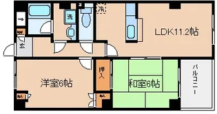兵庫県神戸市兵庫区荒田町3丁目【マンション】の間取り