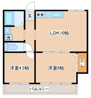 アルベアーレ大町【3階】の間取り