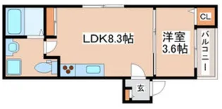 アルクグレイス【3階】の間取り