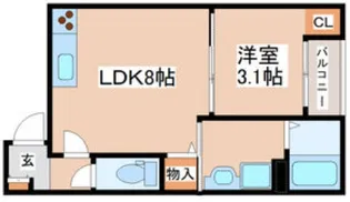 アルクグレイス【3階】の間取り