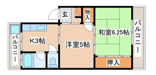 ロイヤルハイツ【306号室】の間取り
