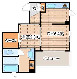 COMFORT御影本町【1階】の間取り