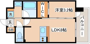 レオンコンフォート神戸ハーバーウエスト【5階】の間取り