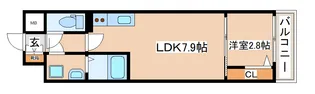 LIVIAZ KOBE LaMer【1階】の間取り