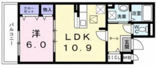 プレミアスペースⅡ【302号室】の間取り