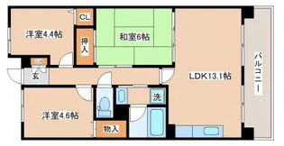 アプリーレ垂水【505号室】の間取り