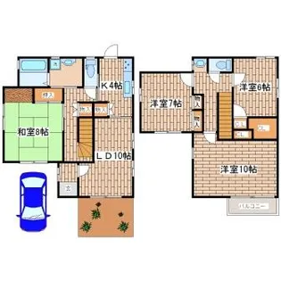 兵庫県神戸市西区井吹台東町6丁目【一戸建】の間取り
