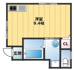 兵庫県神戸市兵庫区御崎町2丁目【アパート】の間取り