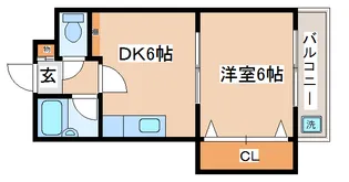 兵庫県神戸市兵庫区下祇園町【マンション】の間取り