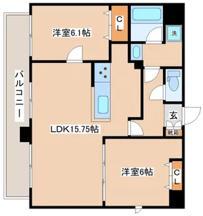 エクセレンス藤井【2階】の間取り