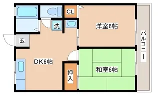 シティハイムセルバ【1階】の間取り