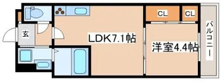 リアン名谷【1階】の間取り
