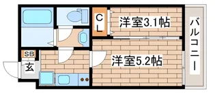 兵庫県神戸市東灘区青木5丁目【アパート】の間取り