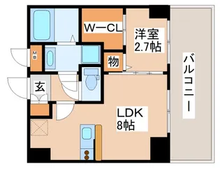 兵庫県神戸市兵庫区三川口町3丁目【マンション】の間取り