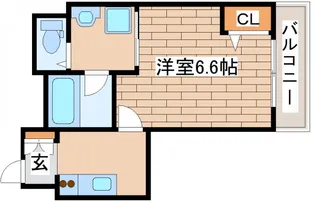 兵庫県神戸市中央区雲井通2丁目【マンション】の間取り