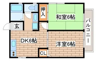 ティーズ潮見台【101号室】の間取り