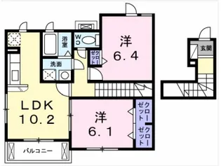 舞子坂ヒルズ【2階】の間取り