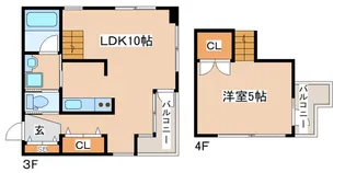オーズハイツ新神戸の間取り