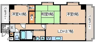 グランパレ神戸【3階】の間取り