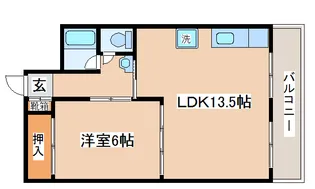 兵庫県神戸市須磨区須磨浦通4丁目【マンション】の間取り